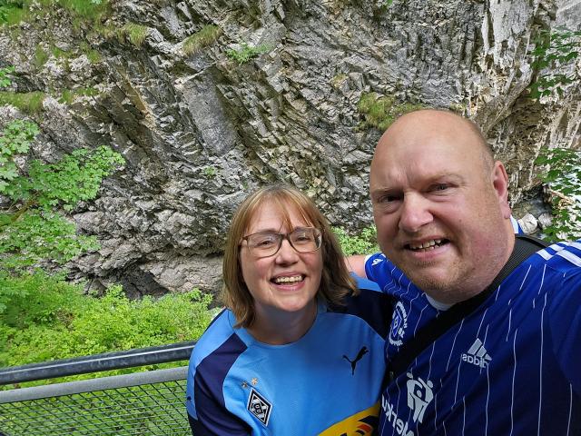 Selfie In der Breitbachklamm