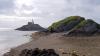 Mumbles Strand und Leuchtturm