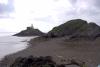 Mumbles Strand und Leuchtturm