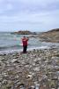 Mumbles Strand und Leuchtturm