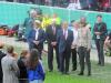 Armin Laschat und Hannelore Reker sind auch im Stadion